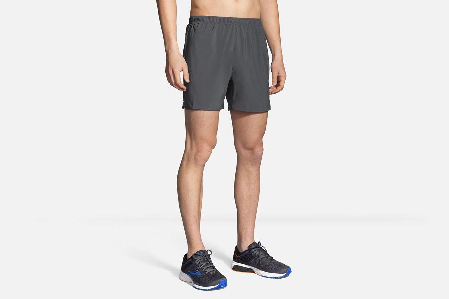 Brooks Sherpa 5 Men Bottoms & Running Short Black WNX972058